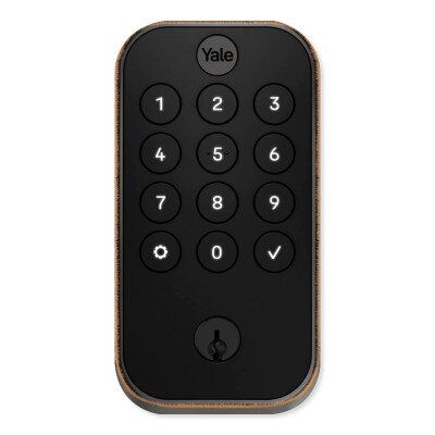 Yale Pro 2 Keyed Pushbutton Keypad Lock with Wi-Fi, Oil-Rubbed Bronze